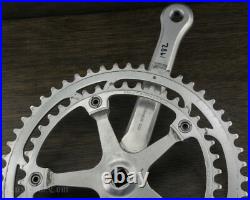 Vintage Campagnolo Super Record Road Bike CRANKS 53t 42t Chainrings Tour Bicycle