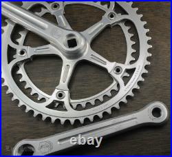 Vintage Campagnolo Super Record Road Bike CRANKS 53t 42t Chainrings Tour Bicycle
