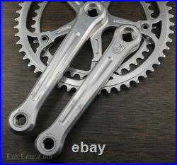 Vintage Campagnolo Super Record Road Bike CRANKS 53t 42t Chainrings Tour Bicycle