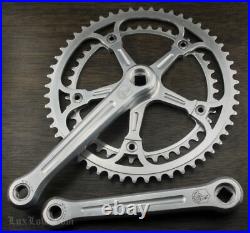 Vintage Campagnolo Super Record Road Bike CRANKS 53t 42t Chainrings Tour Bicycle