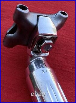 Vintage Campagnolo Super Record Seatpost 4051/1 27.2mm X 210mm Fluted Campy