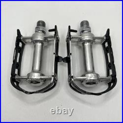 Vintage Campagnolo Super Record Strada Road Bicycle Pedals 9/16 Serviced