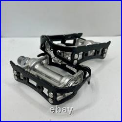 Vintage Campagnolo Super Record Strada Road Bicycle Pedals 9/16 Serviced