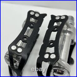 Vintage Campagnolo Super Record Strada Road Bicycle Pedals 9/16 Serviced