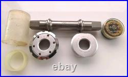 Vintage Campagnolo Super Record TITANIUM Bottom Bracket 68mm-SS-120 Length 112mm