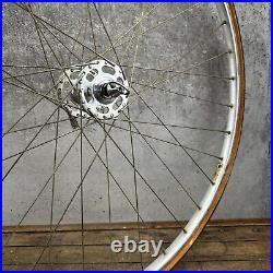 Vintage Campagnolo Tubular Front Wheel High Flange Schwinn Paramount 330 Sew Up
