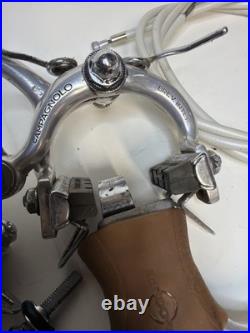 Vintage Campagnplo Super/Nuovo Record Brake Calipers And Break Leavers Nice