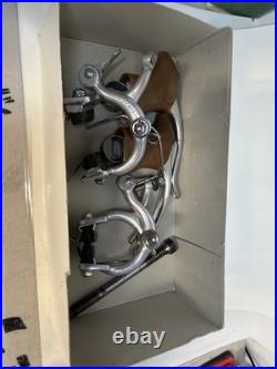 Vintage Campagnplo Super/Nuovo Record Brake Calipers And Break Leavers Nice
