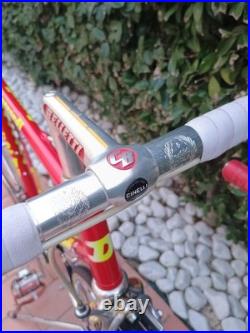 Vintage Daccordi Campagnolo Super Record Cobalt SZ 54.5 Steel Excellent Oria