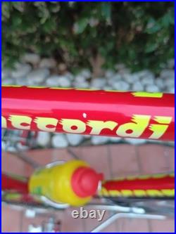 Vintage Daccordi Campagnolo Super Record Cobalt SZ 54.5 Steel Excellent Oria