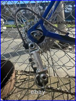Vintage GIOS Torino Super Record Road Bike Campagnolo Groupset Columbus Blue 58c