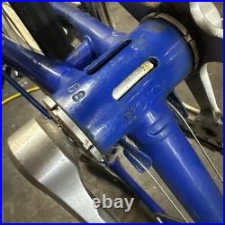 Vintage GIOS Torino Super Record Road Bike Campagnolo Groupset Columbus Blue 58c