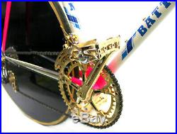 Vintage LUXURY RACE BIKE BATTAGLIN CRONO CAMPAGNOLO SUPER RECORD GOLD PLATED