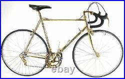 Vintage LUXURY RACE BIKE COLNAGO MASTER GOLD PLATED CAMPAGNOLO CRECORD C-RECORD