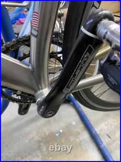 Vintage Litespeed Ultimate Titanium Road Bicycle Campagnolo Record Vintage Litespeed Ultimate Titanium Road Bicycle Campagnolo Record