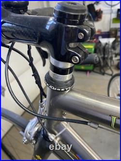 Vintage Litespeed Ultimate Titanium Road Bicycle Campagnolo Record Vintage Litespeed Ultimate Titanium Road Bicycle Campagnolo Record