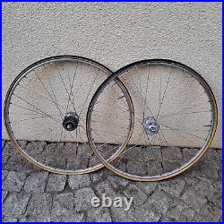 Vintage Mavic Argent 10 Wheels Campagnolo Record Hubs Maillard Freewheel