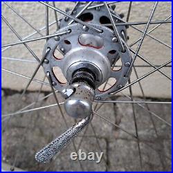 Vintage Mavic Argent 10 Wheels Campagnolo Record Hubs Maillard Freewheel