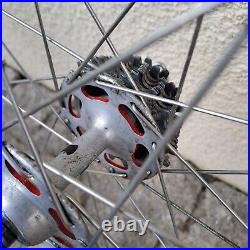 Vintage Mavic Argent 10 Wheels Campagnolo Record Hubs Maillard Freewheel