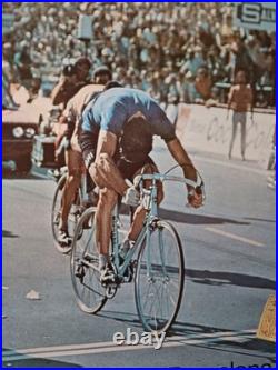 Vintage Original 1973 Campagnolo Record bicycle shop poster Gimondi Bianchi