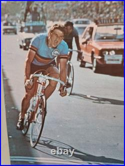 Vintage Original 1973 Campagnolo Record bicycle shop poster Gimondi Bianchi
