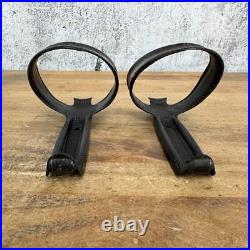 Vintage! Pair Campagnolo Record Carbon Bike Water Bottle Cages 40g