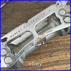 Vintage Patent Campagnolo Record Pedals Campy 9/16 in Eroica 70s 80s Italy C1