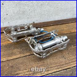 Vintage Patent Campagnolo Record Pedals Campy 9/16 in Eroica Race Italy