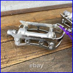 Vintage Patent Campagnolo Record Pedals Quill Campy 9/16 Eroica Race A9