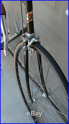 Vintage Tommasini steel road bike 56cm Campagnolo Record Gran Sport L'Eroica