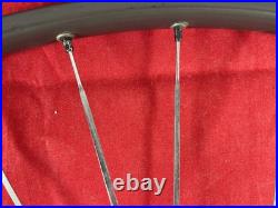 Vintage tubular bicycle wheel set with Campagnolo Record hubs & QR skewers