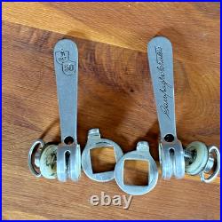Vtg CAMPAGNOLO 50th Anniversary Shifters Friction Downtube Record