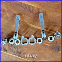 Vtg CAMPAGNOLO 50th Anniversary Shifters Friction Downtube Record