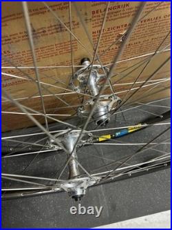 Wheels Mavic Open 4CD Rims And Campagnolo C Record High Flange Hubs Sheriff Star