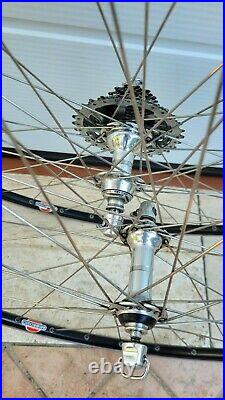Wheelset AMBROSIO EXCELLIGHT S. S. C. 10 sp. CAMPAGNOLO RECORD TITANIUM road bike