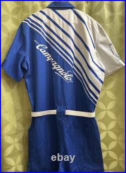 XL Vintage NOS CAMPAGNOLO Pro Cycling Bicycle Mechanic COVERALLS Suit USA Record